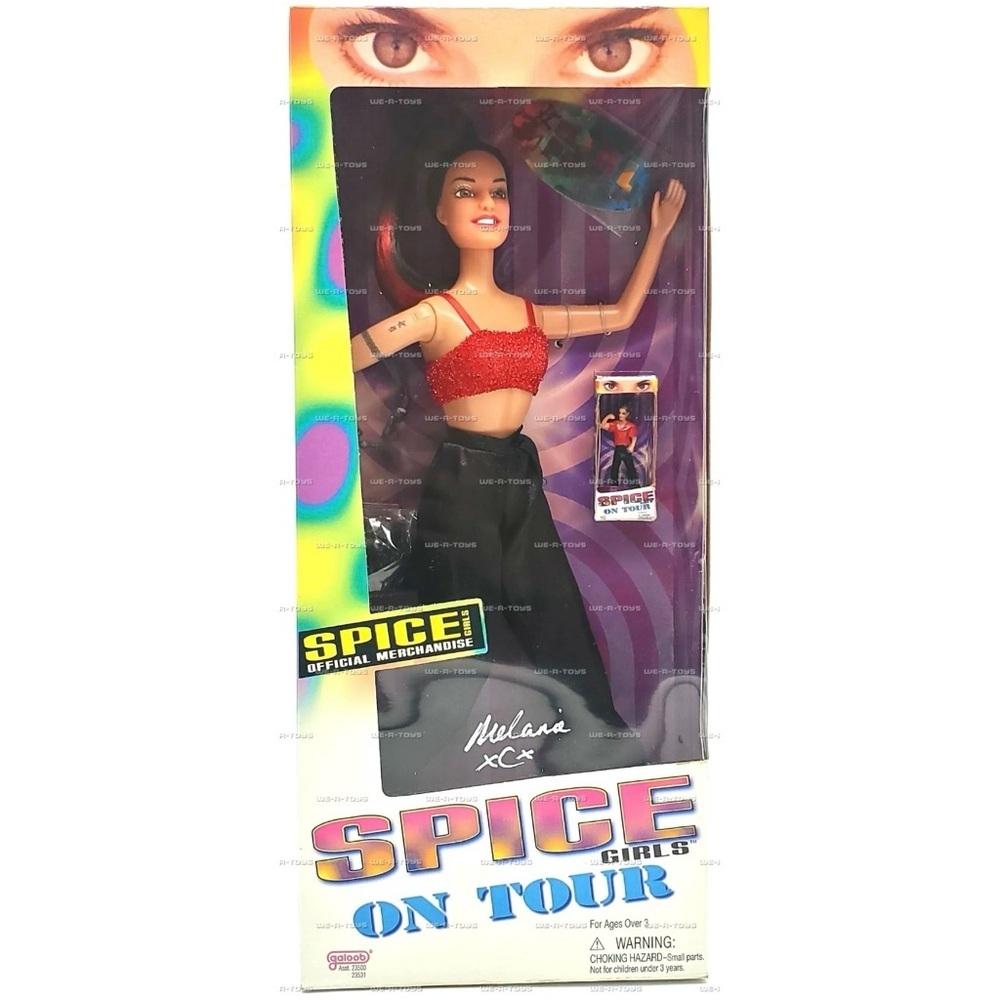 1998 Galoob "Spice Girls on Tour" Sporty Spice (Melanie C) Collectible Doll